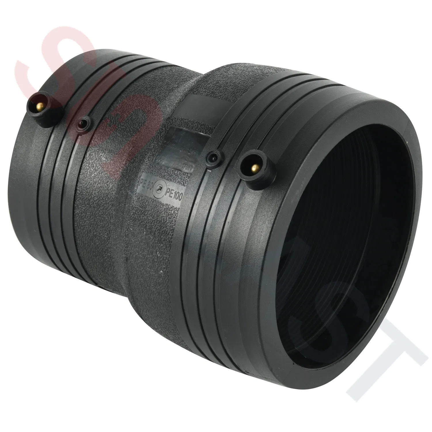 HDPE ECCENTRIC COUPLING 250X200(10X8) BLACK LAMCO